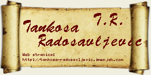 Tankosa Radosavljević vizit kartica